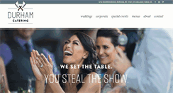 Desktop Screenshot of durhamcatering.com